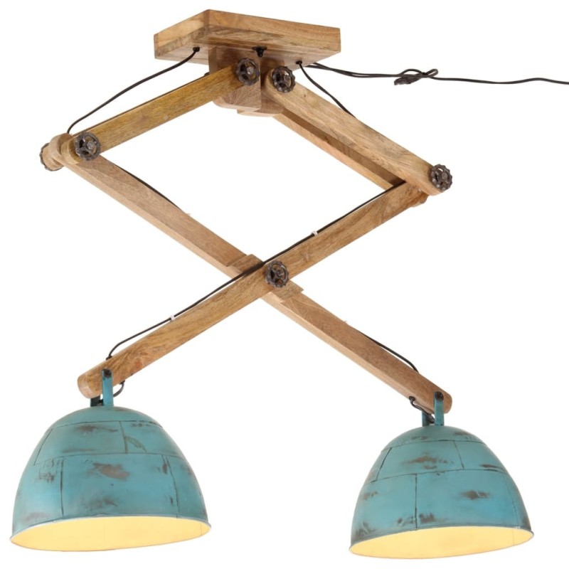 Plafonnier 25 W bleu délavé 29x18x85 cm E27 562318562318