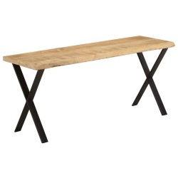 Banc avec bord vivant 105 cm bois de manguier massif 562321562321