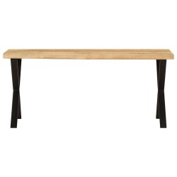 Banc avec bord vivant 105 cm bois de manguier massif 562321562321
