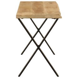 Banc avec bord vivant 105 cm bois de manguier massif 562321562321