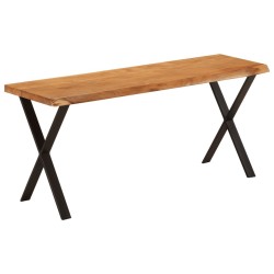 Banc avec bord vivant 105 cm bois d'acacia massif 562324562324