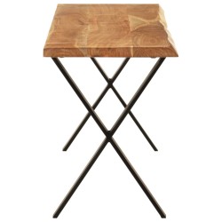 Banc avec bord vivant 105 cm bois d'acacia massif 562324562324