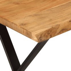 Banc avec bord vivant 105 cm bois d'acacia massif 562324562324