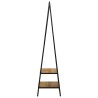 Porte-vêtements Noir 60 x 45 x 180 cm Bois d'Acacia Massif 562332562332