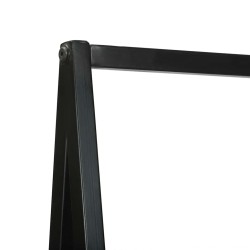 Porte-vêtements Noir 60 x 45 x 180 cm Bois d'Acacia Massif 562332562332