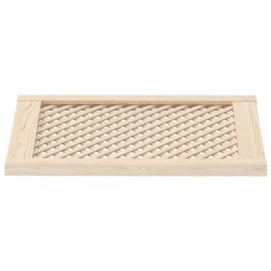 Portes d'armoires en treillis 2 pcs 49,5x69 cm pin massif 562333562333