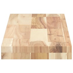Dessus de table 80x20x4 cm rectangulaire bois massif d'acacia 562338562338