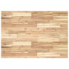 Dessus de table rectangulaire 100x70x2 cm bois massif d'acacia 562345562345