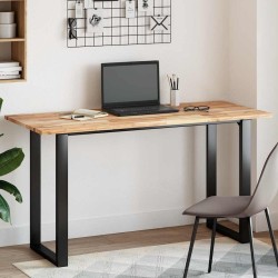 Dessus de table rectangulaire 140x60x2 cm bois massif d'acacia 562346562346