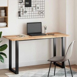 Dessus de table rectangulaire 140x60x2 cm bois massif d'acacia 562346562346