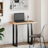 Dessus de table rectangulaire 80x50x2 cm bois massif d'acacia 562347562347