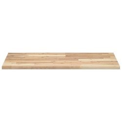 Dessus de table rectangulaire 80x50x2 cm bois massif d'acacia 562347562347