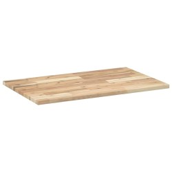 Dessus de table rectangulaire 80x50x2 cm bois massif d'acacia 562347562347