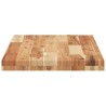 Dessus de table 80x40x4 cm rectangulaire bois massif d'acacia 562354562354