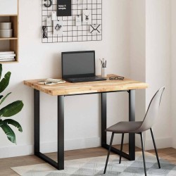 Dessus de table rectangulaire 100x80x4 cm bois massif d'acacia 562357562357