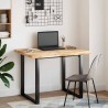 Dessus de table rectangulaire 100x80x4 cm bois massif d'acacia 562357562357