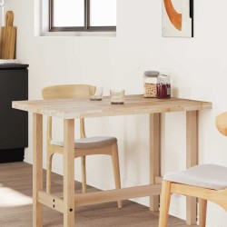 Dessus de table rectangulaire 100x80x4 cm bois massif d'acacia 562357562357