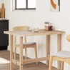 Dessus de table rectangulaire 100x80x4 cm bois massif d'acacia 562357562357