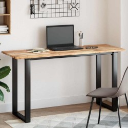 Dessus de table rectangulaire 120x50x2 cm bois massif d'acacia 562364562364