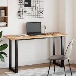 Dessus de table rectangulaire 140x50x2 cm bois massif d'acacia 562371562371