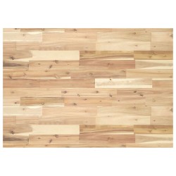 Dessus de table rectangulaire 120x70x4 cm bois massif d'acacia 562372562372