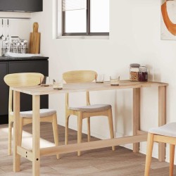 Dessus de table rectangulaire 120x60x2 cm bois massif d'acacia 562381562381