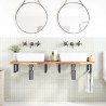 Dessus de table 160x40x4 cm rectangulaire bois massif d'acacia 562388562388