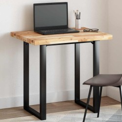 Dessus de table rectangulaire 80x60x4 cm bois massif d'acacia 562389562389