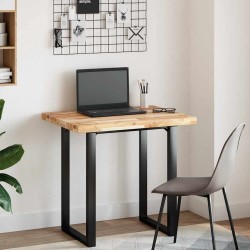 Dessus de table rectangulaire 80x60x4 cm bois massif d'acacia 562389562389