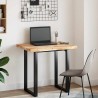 Dessus de table rectangulaire 80x60x4 cm bois massif d'acacia 562389562389