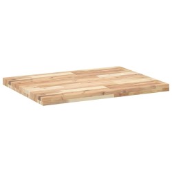 Dessus de table rectangulaire 80x60x4 cm bois massif d'acacia 562389562389