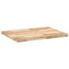 Dessus de table rectangulaire 80x60x4 cm bois massif d'acacia 562389562389