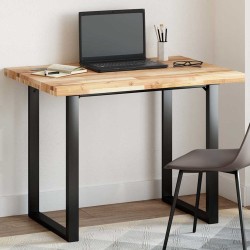 Dessus de table rectangulaire 80x70x4 cm bois massif d'acacia 562391562391