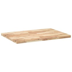 Dessus de table rectangulaire 80x70x4 cm bois massif d'acacia 562391562391
