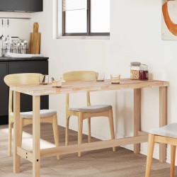 Dessus de table rectangulaire 160x50x4 cm bois massif d'acacia 562392562392