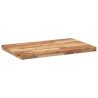 Dessus de table rectangulaire 160x50x4 cm bois massif d'acacia 562392562392