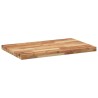 Dessus de table rectangulaire 140x50x4 cm bois massif d'acacia 562393562393