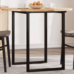 Dessus de table rond Ø90x2 cm bois massif d'acacia 562395562395
