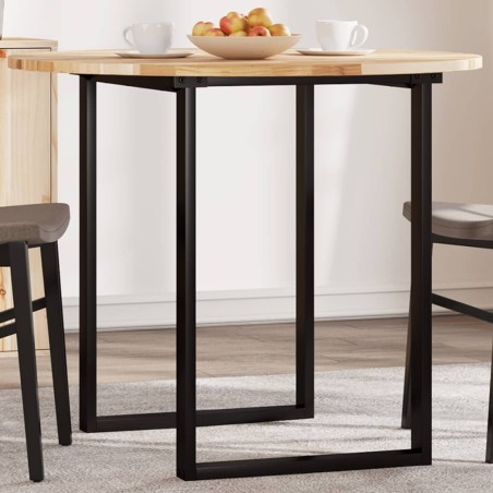 Dessus de table rond Ø90x2 cm bois massif d'acacia 562395562395
