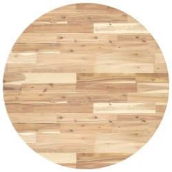 Dessus de table rond Ø90x2 cm bois massif d'acacia 562395562395