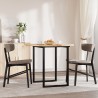Dessus de table rond Ø90x2 cm bois massif d'acacia 562395562395