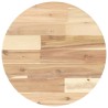 Dessus de table rond Ø40x4 cm bois massif d'acacia 562396562396