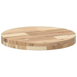 Dessus de table rond Ø40x4 cm bois massif d'acacia 562396562396
