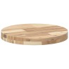 Dessus de table rond Ø40x4 cm bois massif d'acacia 562396562396