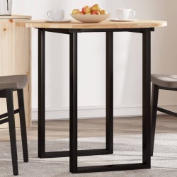 Dessus de table rond Ø80x2 cm bois massif d'acacia 562397562397