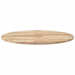 Dessus de table rond Ø80x2 cm bois massif d'acacia 562397562397