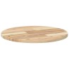 Dessus de table rond Ø50x2 cm bois massif d'acacia 562406562406
