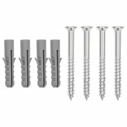 Support de bicyclette mural 2 pcs acier galvanisé 562419562419