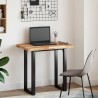 Dessus de table rectangulaire 100x50x4 cm bois massif d'acacia 562422562422