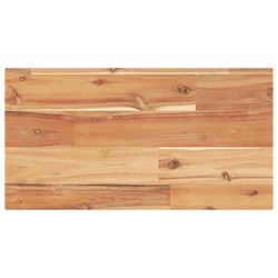 Dessus de table rectangulaire 40x20x2 cm bois massif d'acacia 562423562423